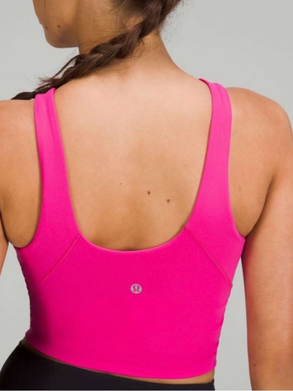 lululemon athletica Hot Pink Scoop-Back Sports Bra